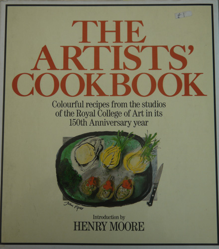 Book cover of The Artists' Cookbook by The Royal College of Art