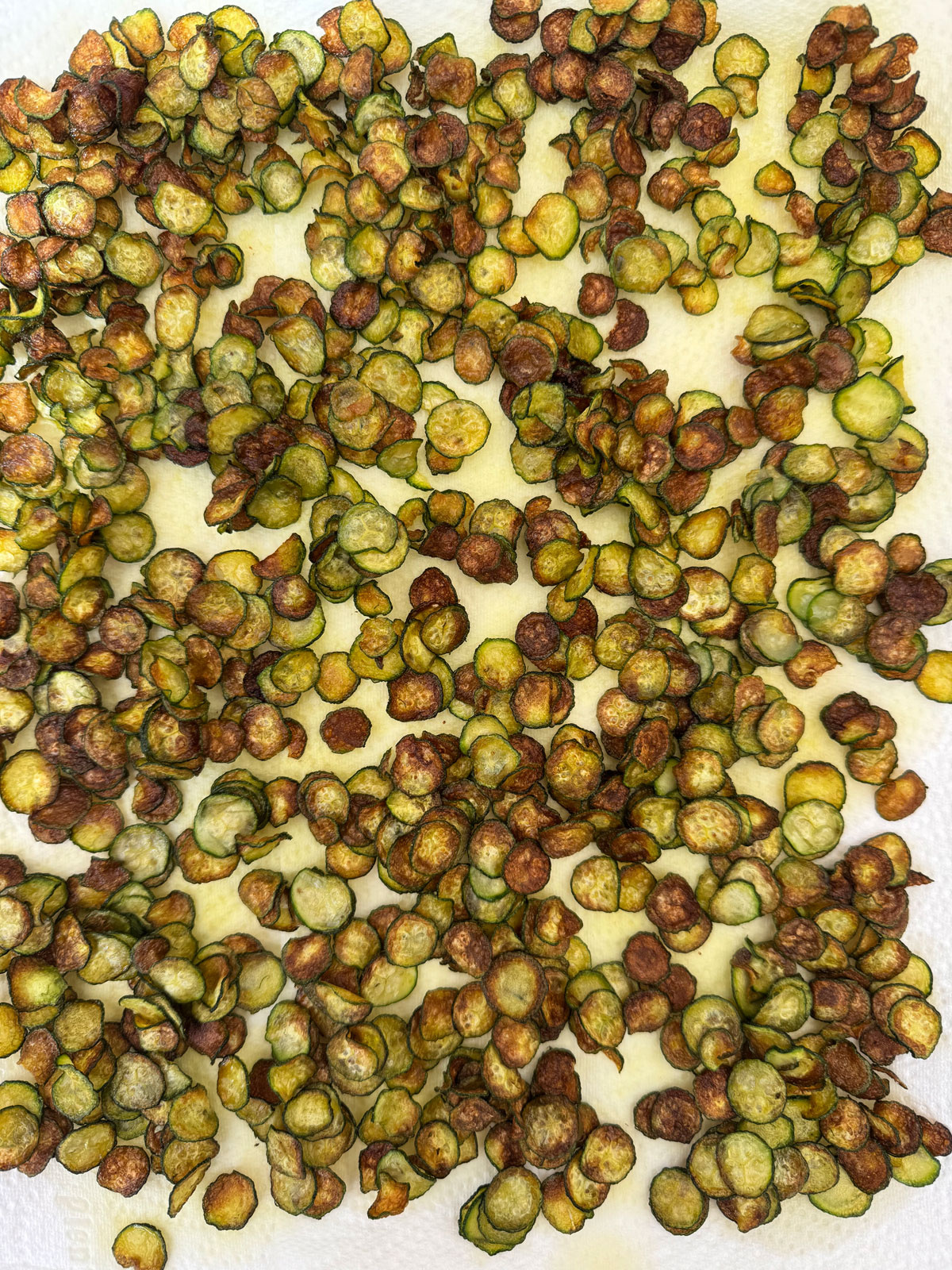 Image of courgette slices
