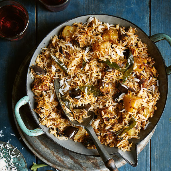 Image of Chetna Makan's Aubergine Coconut Rice