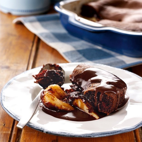 Image of Nigella's Chocolate Pear Pudding