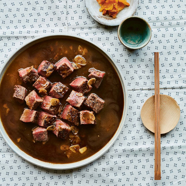 Image of Tim Anderson's Pepper Steak with Garlic Soy Sauce
