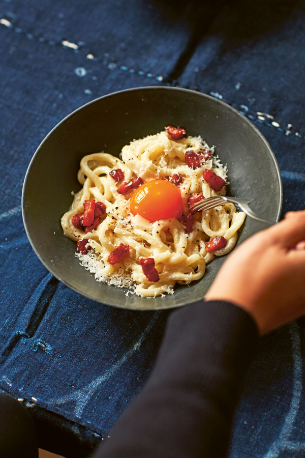 Image of Bonnie Chung's Miso Udon Carbonara