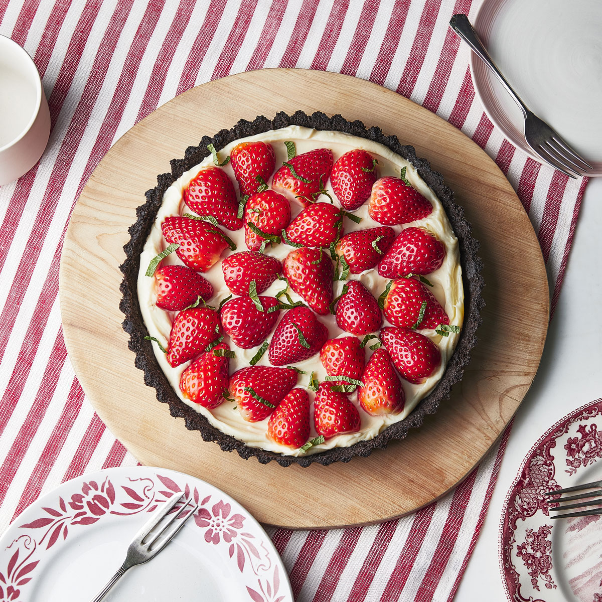 Nigella's Double Chocolate and Strawberry Tart | Ocado