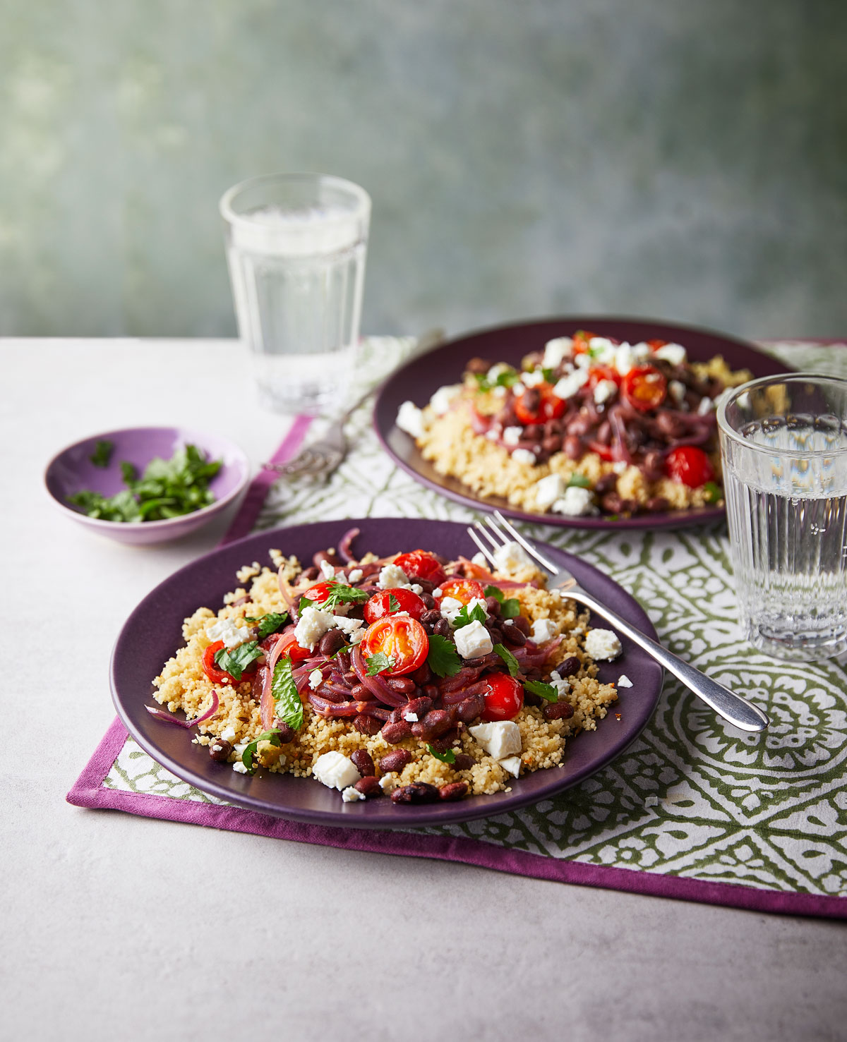Nigella's Feta, Black Bean and Clementine Couscous | Ocado